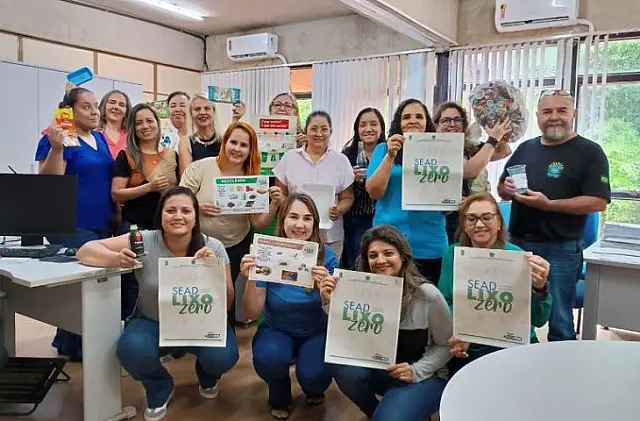 Sead lança campanha 'Lixo Zero' e mira reciclar quase 1 tonelada de resíduos por mês