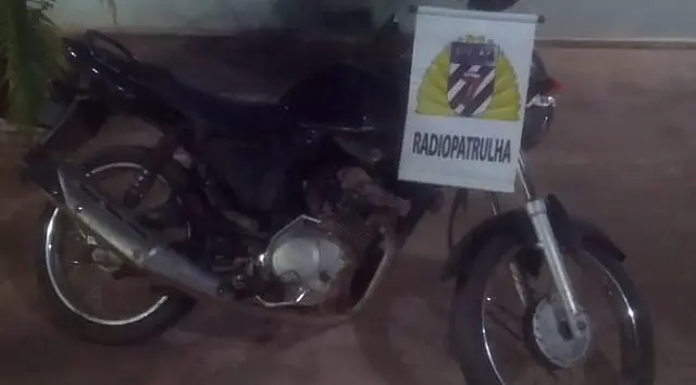 Em Aquidauana, PM recupera motocicleta Yamaha com registro de furto