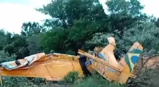 Piloto morre após queda de avião agrícola em fazenda de MS