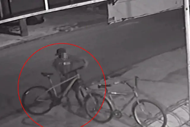 Homem tem bicicleta furtada em Anastácio; câmeras registram ação