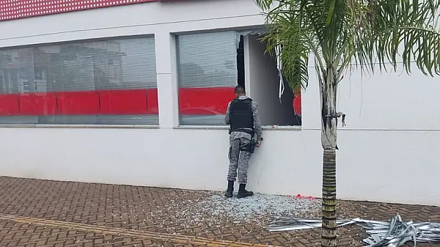 Banco é alvo de tentativa de furto em MS