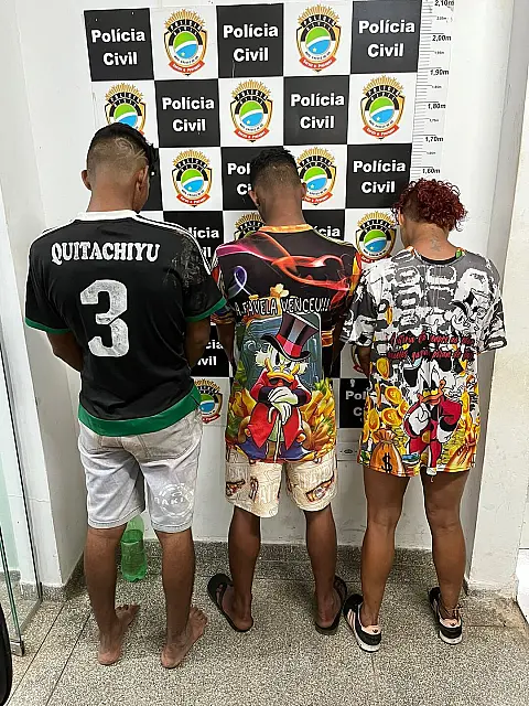 Trio é preso após furtos em bairro de Miranda