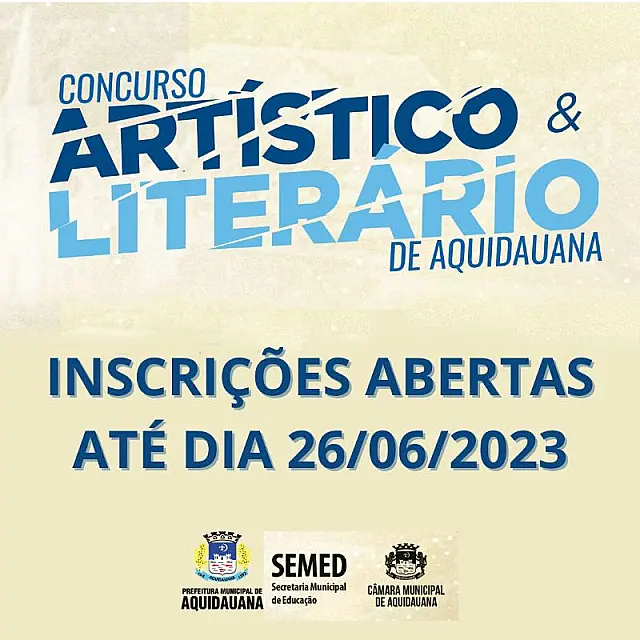 Prefeitura promove concurso literário para comemorar aniversário de Aquidauana