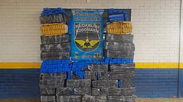 BPMRv prende carga de maconha avaliada em R$ 1.170.000,00