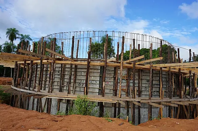 Avança construção da estação de tratamento de esgoto em Nioaque