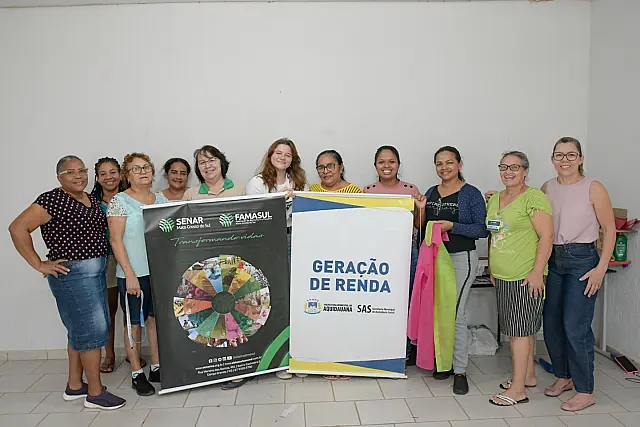 Curso de costura capacita 10 mulheres para o mercado de trabalho em Aquidauana