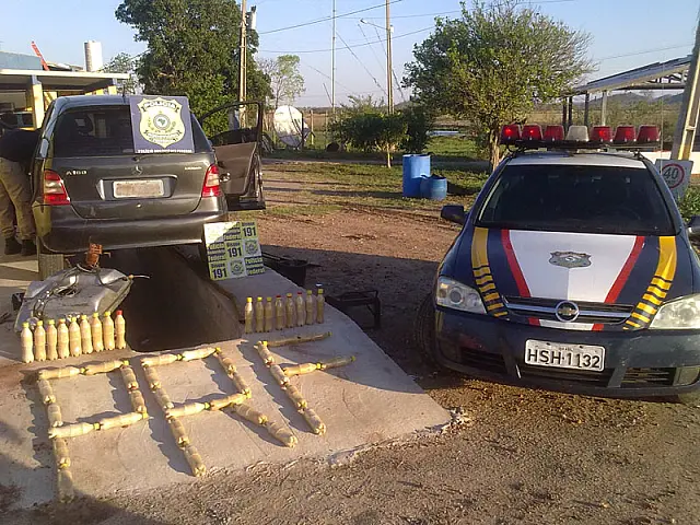 PRF de Anastácio apreende 29 quilos de cocaína