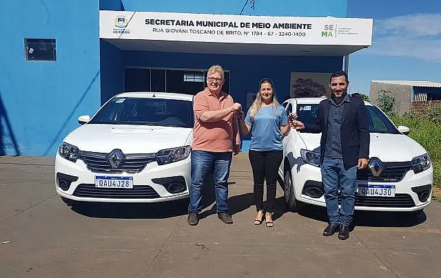 Secretarias Municipais de Planejamento e Meio Ambiente ganham carros 0km