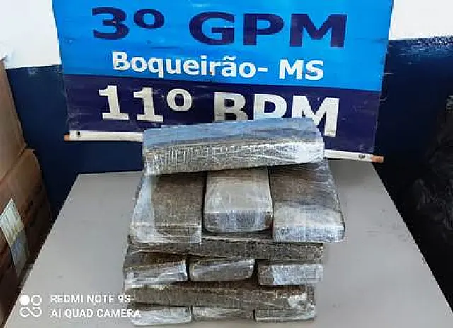 Homem é preso com 14 quilos de maconha na região de Jardim