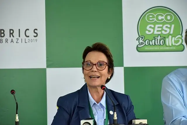No EcoSesi, ministra Tereza Cristina destaca importância de Bonito para o turismo