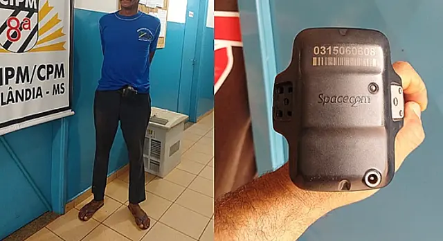 Homem é preso na região do Quebra Coco ao cortar tornozeleira eletrônica