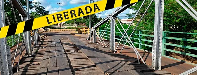 Ponte é liberada por enquanto, mas deve ser fechada novamente para reparos