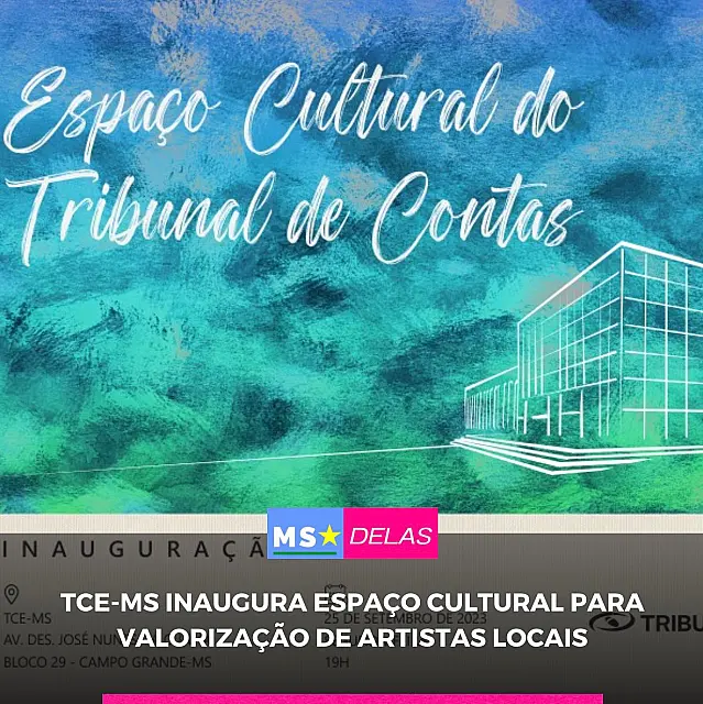 TCE-MS inaugura Espaço Cultural para valorização de artistas locais