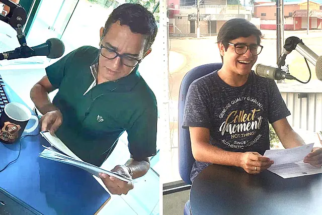Acompanhando o pai desde pequeno, Ronald criou amor pelo jornalismo e hoje segue mesma carreira