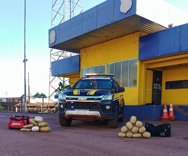 Cheiro forte de maconha faz PRF encontrar 18kg de skunk em ônibus de viagem