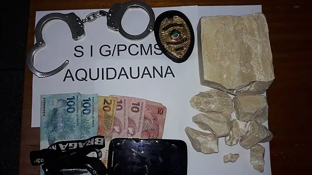 Ação conjunta resulta na prisão de casal com cocaína em Anastácio