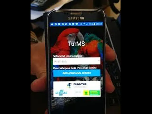 Aplicativo para celular facilita informações sobre a a Rota Pantanal Bonito