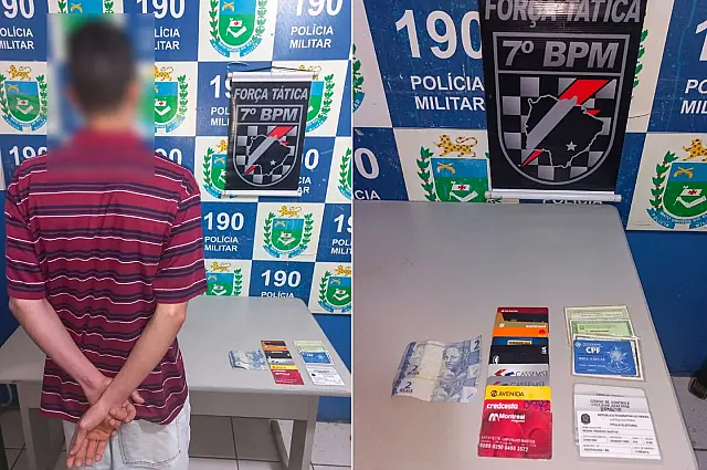 Adolescente é apreendido após furto de motocicleta e tentativa de clonagem de cartões