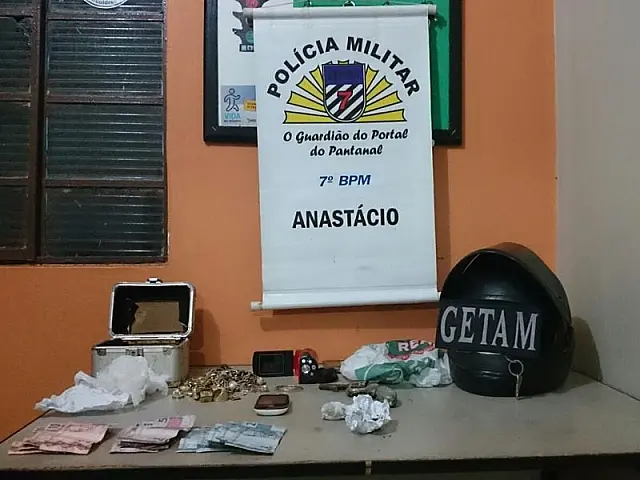 Em Anastácio, 7º BPM fecha primeira boca de fumo denunciada pelo número '181'