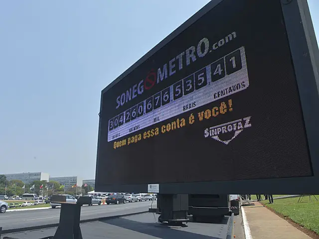Sonegômetro mostra que calote aos cofres públicos passa de R$ 304 bilhões