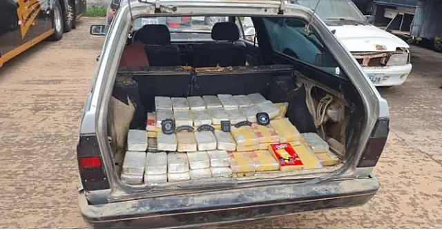 PF apreendeu quase 1,5 mil kg de drogas em 2022 na fronteira de Corumbá com a Bolívia