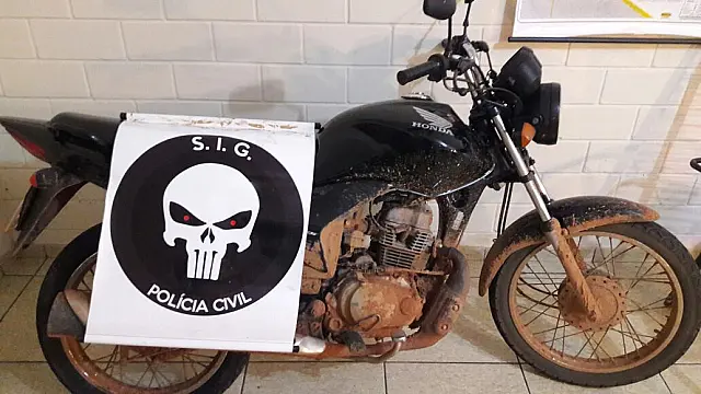 Polícia Civil recupera moto furtada em rodoviária de Anastácio