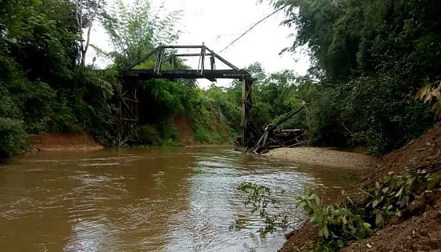 Queda de ponte em Bodoquena prejudica o turismo e afeta produtores rurais