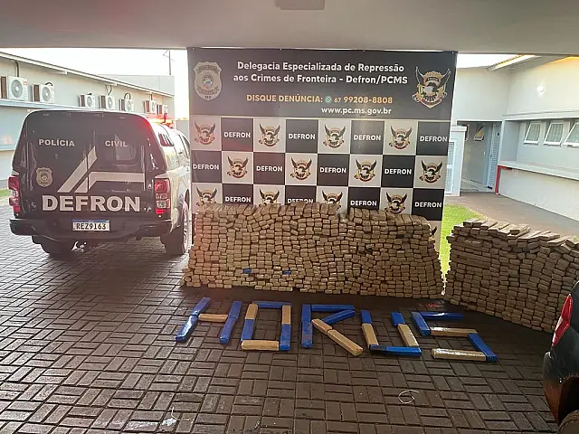Polícia Civil apreende 1 tonelada de maconha em Dourados