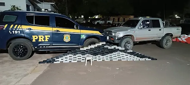 PRF apreende 145 kg de cocaína em Campo Grande