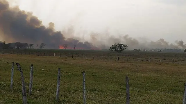 Bombeiros seguem combatendo incêndios em Corumbá