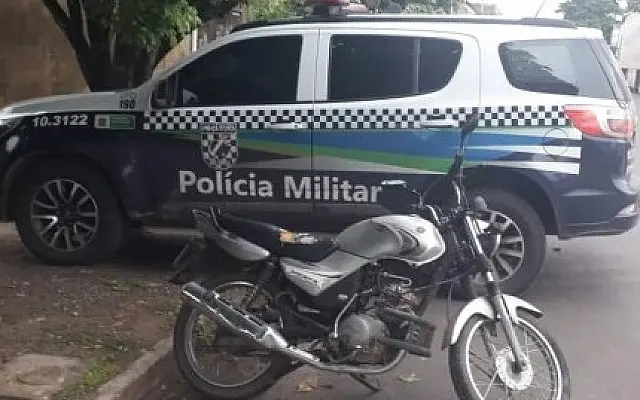 PM recebe denúncia e recupera motocicleta furtada