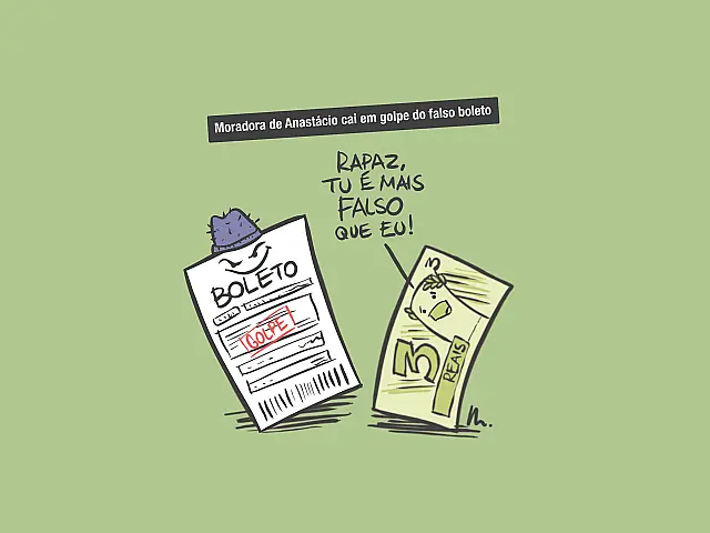 Mais falso que nota de 3 reais