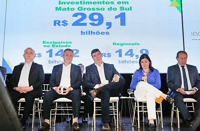 Eduardo Riedel e ministros apresentam obras do Novo PAC que vão mudar a realidade de MS