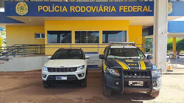 Veículo SUV roubado é interceptado por agentes da PRF