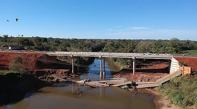 Ponte em substituição a que desabou em Guia Lopes é símbolo de integração de uma região hoje isolada
