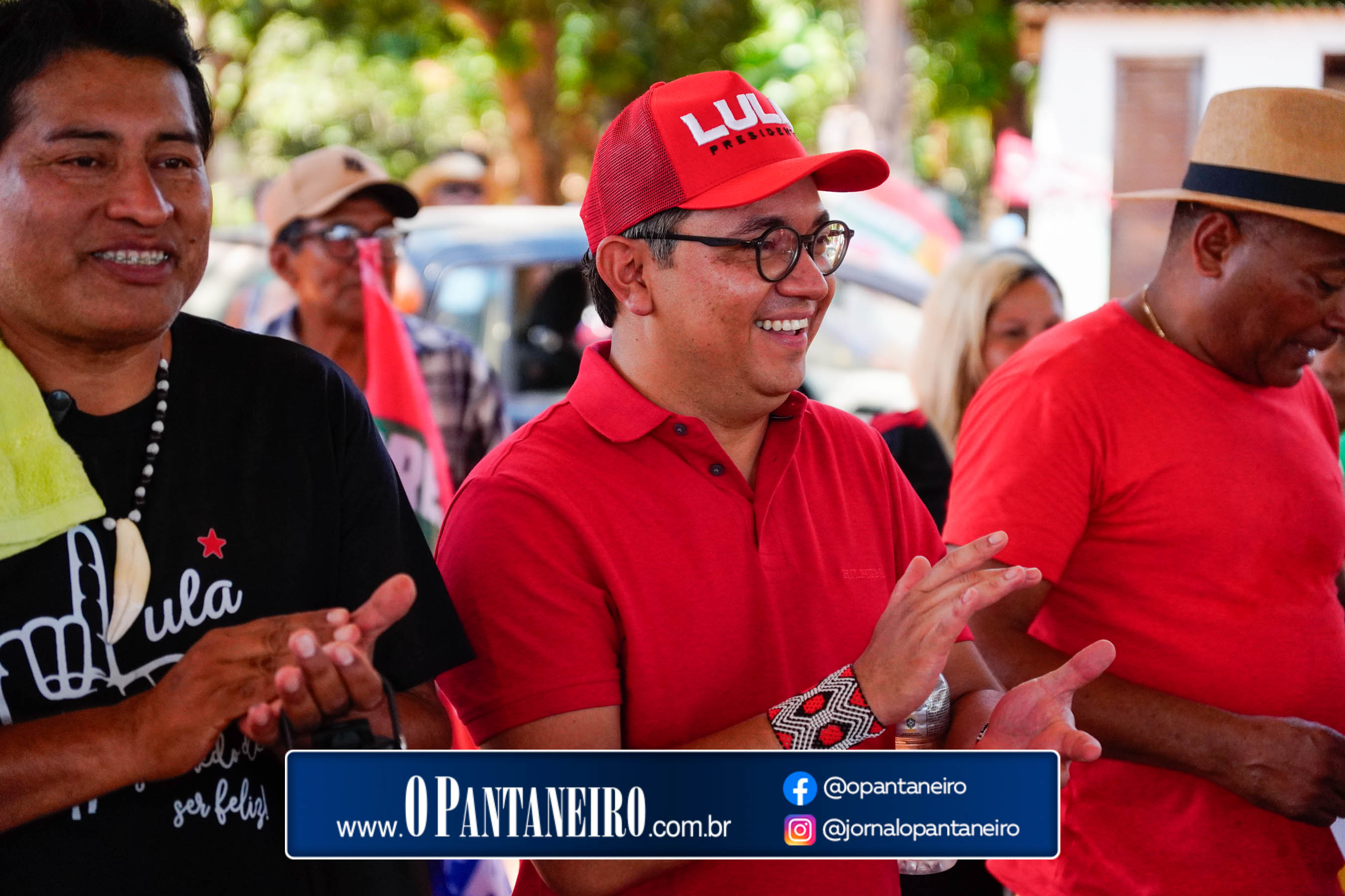 Carreata do Lula em Nioaque - Brejão e cidade O Pantaneiro