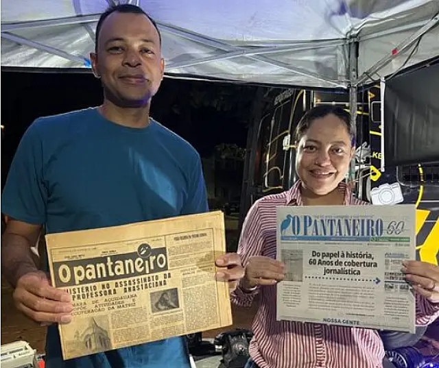 Exposição de O Pantaneiro revive memórias em casal de Aquidauana