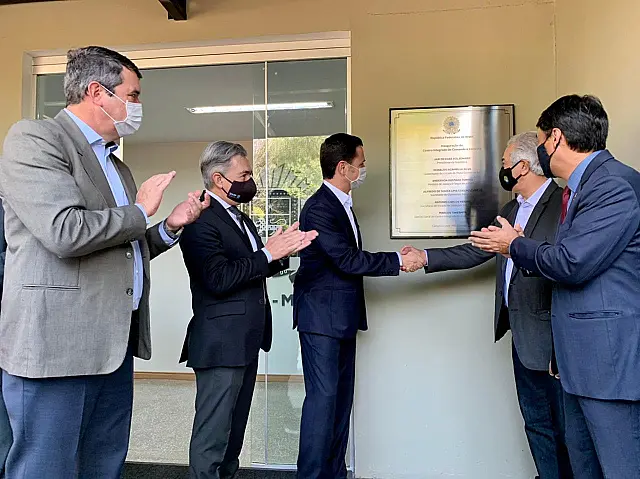 Na visita de ministro, Riedel reforça avanços na segurança pública de MS