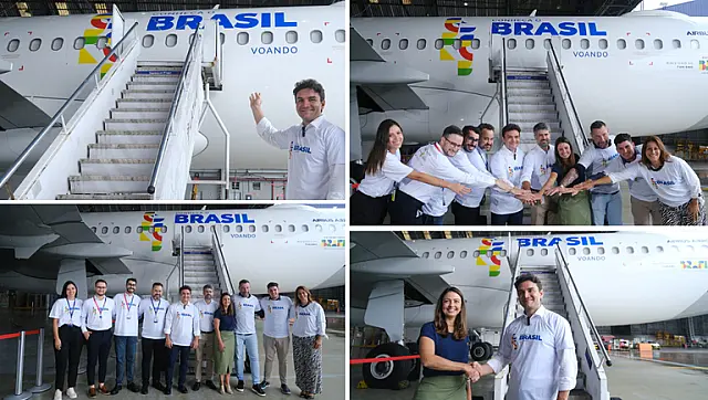 Latam apresenta primeira aeronave temática "Conheça o Brasil Voando"