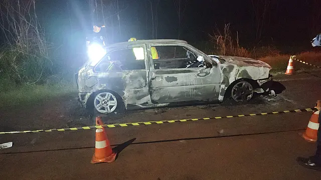 Irmãos são presos por matar homem e incendiar veículo em MS