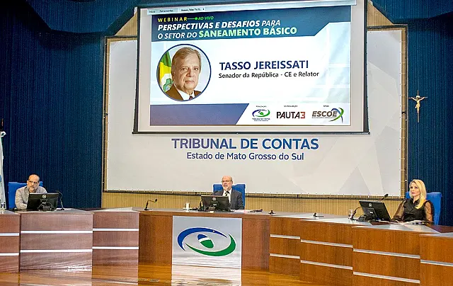 TCE-MS reúne em webinar especialistas em saneamento básico