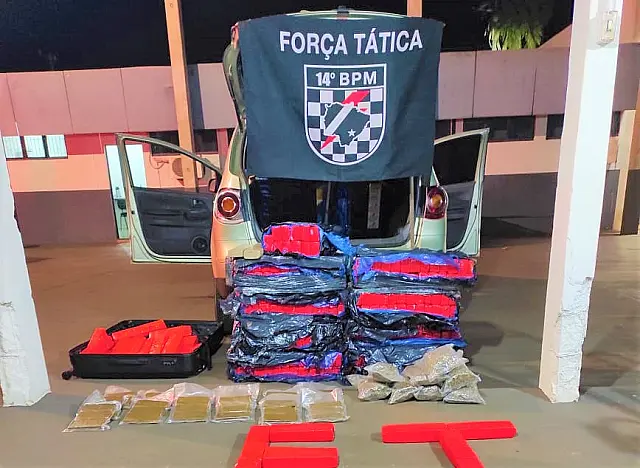 Motorista é preso por tráfico de drogas na MS-162