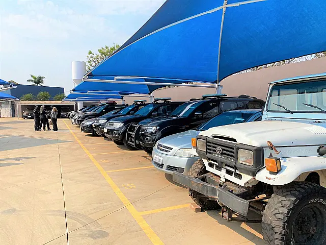 PF doa, para órgãos públicos, veículos utilizados em atividade policial