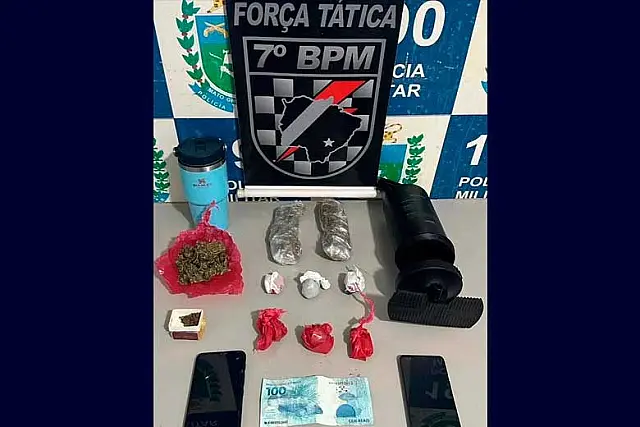 Casal de traficante é preso próximo ao presídio de Aquidauana