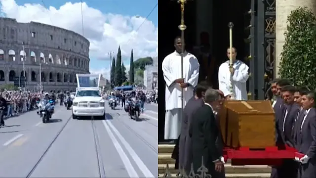 Funeral e sepultamento do papa Francisco são realizados neste sábado