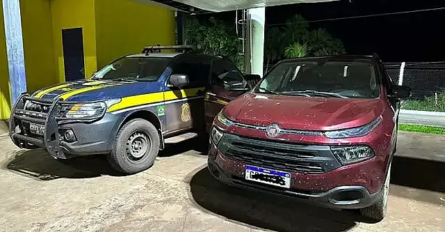 Jovem é preso na BR-262 com caminhonete roubada em sequestro de idoso