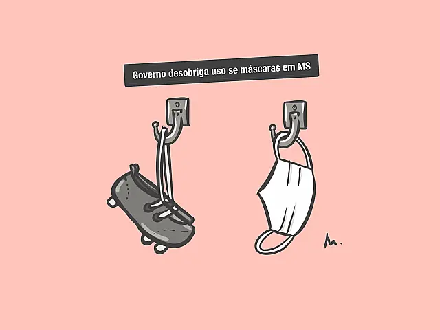 Pendurando as máscaras