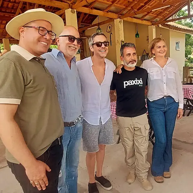 Alexandre Nero visita Associação dos Empreendimentos em Camisão