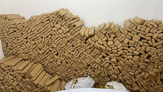 Em espaço de lazer na fronteira de MS, traficantes escondiam maconha na churrasqueira e no freezer