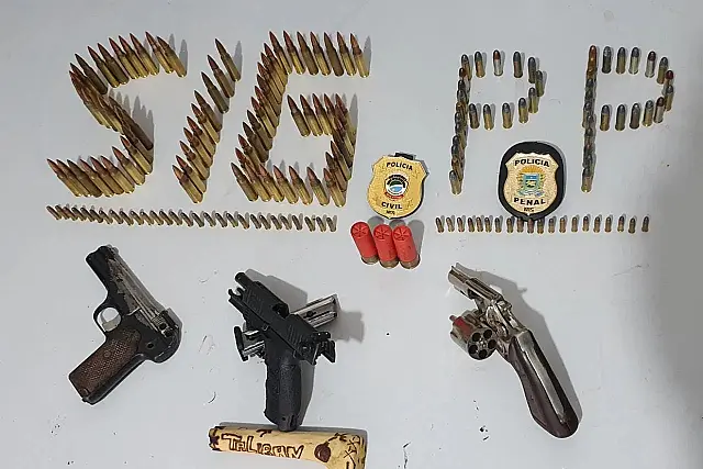 Policiais civis apreendem pequeno arsenal em Ladário